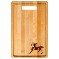 Доска разделочная с желобками «Мустанг». Размер 30х20х0,8 см МТ18-236