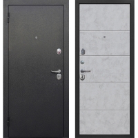 Дверь мет.Гарда 7,5 Букле черный Бетон снежный 960 левая (Россия) г.Йошкар-Ола