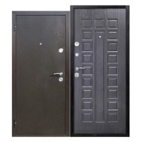 Дверь мет."Йошкар NEW Венге (960)L теплая фурнитура внутри (утеплитель мин. вата)