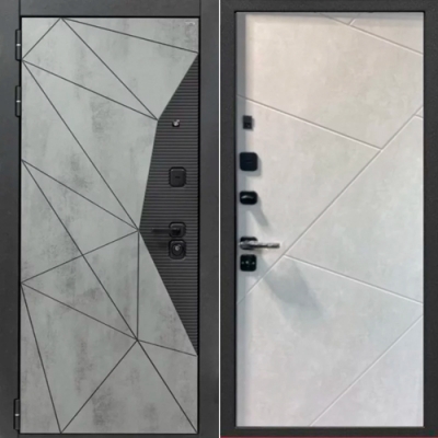 Дверь металлическая Ferroni 9 см МДФ/МДФ Геометрия Бетон Снежный 860 левая (Россия) 84,4кг Дверь металлическая Ferroni 9 см МДФ/МДФ Геометрия Бетон Снежный 860 левая (Россия) 84,4кг