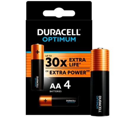 Элемент питания DURACELL OPTIMUM LR6 BL4