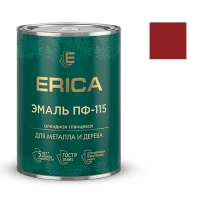 Эмаль ПФ-115 ERICA глянцевая вишневая 0,8 кг Эмаль ПФ-115 ERICA глянцевая вишневая 0,8 кг