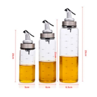 Ёмкость для масла и уксуса с дозатором, OLIVA, объём: 300 мл, стеклянная арт.109037