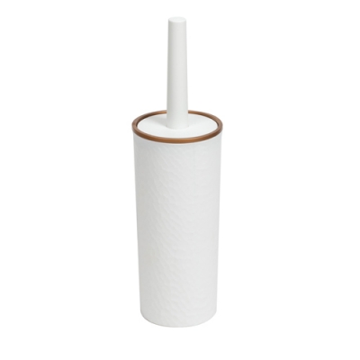 Ерш туалетный комплект (ерш+подставка) "Венеция" (белый/бронза) 133602 "Виолет"