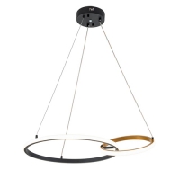 ESCADA Подвесной светильник Escada 10230/2 LED*55W Black/Gold ESCADA Подвесной светильник Escada 10230/2 LED*55W Black/Gold