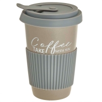 Ф11-093L1 Стакан для кофе и чая с крышкой "Coffee" (450 мл) в цветной коробке, серый (36) Ф11-093L1 Стакан для кофе и чая с крышкой "Coffee" (450 мл) в цветной коробке, серый (36)