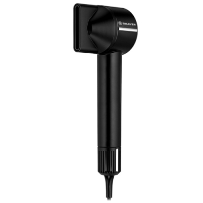 Фен BRAYER 3028BR, 1600Вт, 2 скорости, холодный воздух, съемный фильтр, ионизация, шнур 1,8м