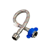 Гибкая подводка для воды с полимерным покрытием VALFEX 1/2" В-Н 50 см (150)