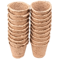 Горшочки торфяные 60х60 КРУГЛЫЕ (20 шт в упак.)