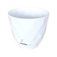 Горшок для цветов "Ромбики" 1,3л (Белый) г.Пятигорск