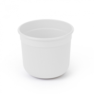 Горшок цв."Сканди" 2л (с дренажной вставкой)(белый) (уп.24) М9119 г.Октябрьский