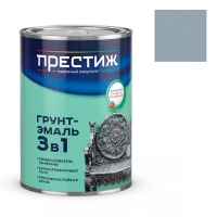 Грунт-эмаль по ржавчине Престиж графитовый серый RAL 7024 0,9 кг Грунт-эмаль по ржавчине Престиж графитовый серый RAL 7024 0,9 кг