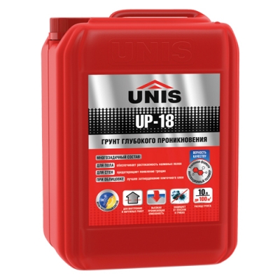 Грунтовка глубокого проникновения UNIS 10 л