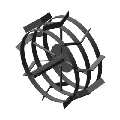 Грунтозацеп вал S24, 445/180 мм, втулка 210 мм, 3 обода НЦ (ГМБУ S24.445.180) 01.01.32.29