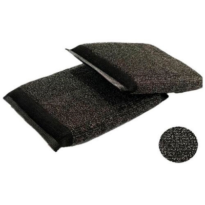 Губка абразивная для сильных загрязнений с металлизированной нитью (2 шт) арт.310585