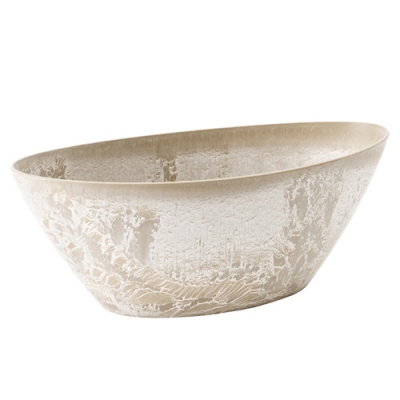 Кашпо МИКРИТ IDEA овальное 3,4л бежевый М3109