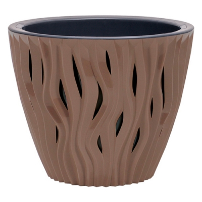 Кашпо "Вдохновение" (4,5л.) Цв. Мокачино (Арт. КШ-9677)