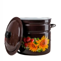 Кастрюля 41804-242/6 12л корич. (по 2шт в уп.) пр-во ООО "КМК"