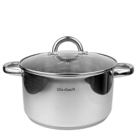 Кастрюля из нержавеющей стали 5.5л 24*13.5 см (100527) Кастрюля из нержавеющей стали 5.5л 24*13.5 см (100527)