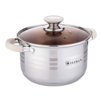 Кастрюля ZEIDAN Z-501067 6,6 л с крышкой