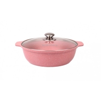 Кастрюля-жаровня 3л со стеклянной крышкой, АП линия "Trendy style" (rose) "Kukmara" ж31tsr Кастрюля-жаровня 3л со стеклянной крышкой, АП линия "Trendy style" (rose) "Kukmara" ж31tsr