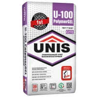 Клей плиточный UNIS U-100 PolimerGEL высокопластичный арм. (25кг) (1поддон-48шт) Клей плиточный UNIS U-100 PolimerGEL высокопластичный арм. (25кг) (1поддон-48шт)