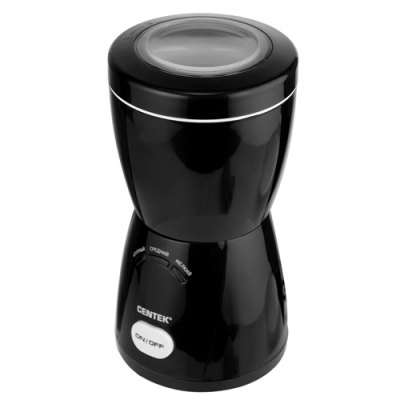 Кофемолка Centek CT-1354 BL (черный) 200Вт, 70г, АВТОпомол (3 уровня), 3 LED индикатора