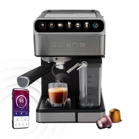 Кофеварка эспрессо PCM 1540 WIFI IQНержавеющая сталь POLARIS CN
