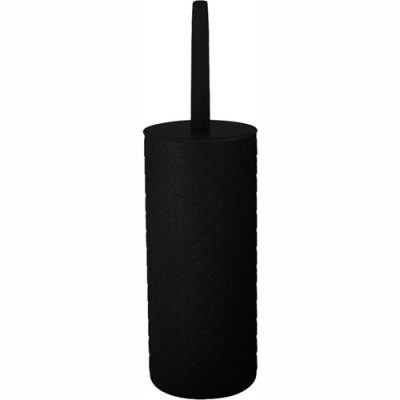 Комплект WC Plast Team BLACK (подставка + ёршик) PT5021