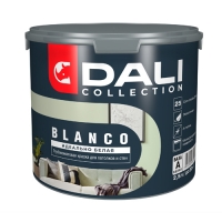 Краска Dali Collection BLANCO - 2,5 л. База А - краска для стен и потолков (65160)