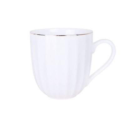 Кружка 360мл ф. ребристая, Золотой лёд TC03-M Кружка 360мл ф. ребристая, Золотой лёд TC03-M