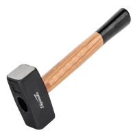 Кувалда, 1500 г, кованая головка, деревянная двухцветная рукоятка// Sparta арт.10907