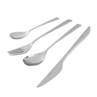 LR10-21/24 Набор столовых приборов LARA «КАССИОПЕЯ» 24 предмета, 6 персон, зеркальная полировка