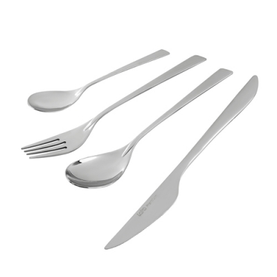 LR10-21/24 Набор столовых приборов LARA «КАССИОПЕЯ» 24 предмета, 6 персон, зеркальная полировка