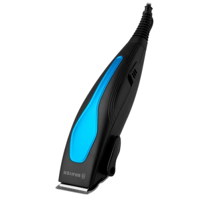 Машинка для стрижки BRAYER 3432BR, сетевая, мощность 15Вт, стальные лезвия (фиксир., подвижное) Машинка для стрижки BRAYER 3432BR, сетевая, мощность 15Вт, стальные лезвия (фиксир., подвижное)