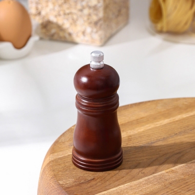 Мельница для специй "Дуновение леса" 10,5 см, темное дерево, металл. механизм арт.3931866 г.Екатерин