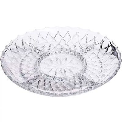 Менажница d28,5см 4-х секционная арт.1227/PD1224GCL