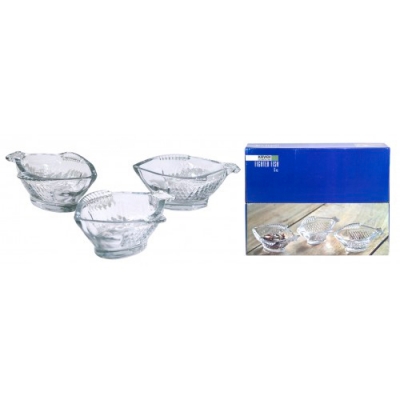 Набор 6 икорниц 100 мл FISH в подарочной упаковке арт.BL7122GCL