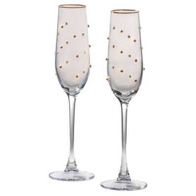 Набор бокалов для шампанского "Goldy" из 2 шт. 180 мл 685-110 685-110