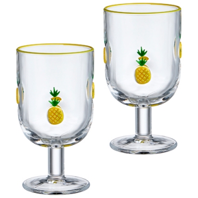 Набор бокалов для вина "Fruity pineapple" из 2 шт. 350 мл 685-137 685-137 Набор бокалов для вина "Fruity pineapple" из 2 шт. 350 мл 685-137 685-137