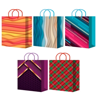 Пакет подарочный 32х45+10см (XL516-520) (х10/200) Китай 2200003900033 ПБР60174