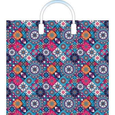 Пакет с пластмассовыми ручками 38х34+3см (90) (Калейдоскоп) Артпласт (х10/150) ПЛР66537 Пакет с пластмассовыми ручками 38х34+3см (90) (Калейдоскоп) Артпласт (х10/150) ПЛР66537