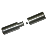 Петля гаражная Металлист 32х160 мм с шаром без покрытия