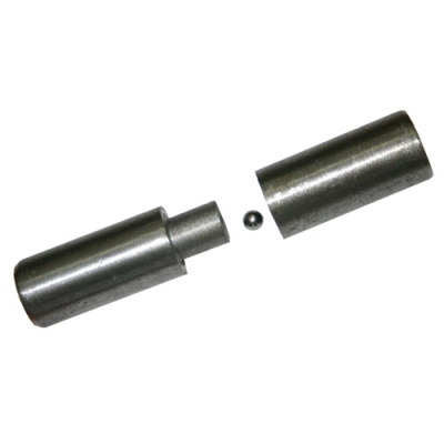 Петля гаражная Металлист 32х160 мм с шаром без покрытия