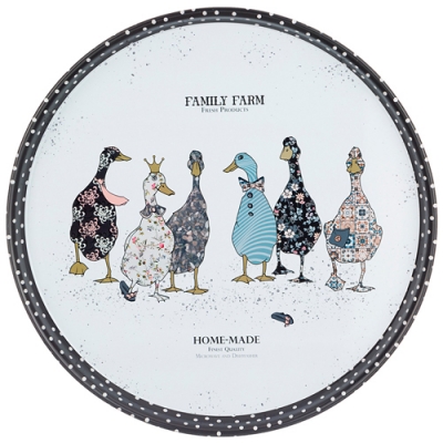 Поднос сервировочный agness "Family farm" 33*2,1 см 898-224