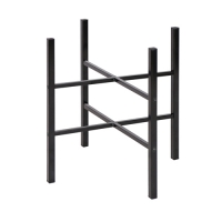 Подставка для цветов (ПЦСТ1/Ч матовый черный)