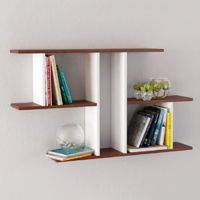 Полка навесная ПН-4 орехдонской/белый "Микон" г.Пенза