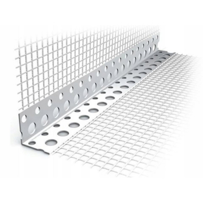 Профиль угл.ПВХ с арм.сеткой 10*15 2,5м Россия (Kolotek) Профиль угл.ПВХ с арм.сеткой 10*15 2,5м Россия (Kolotek)