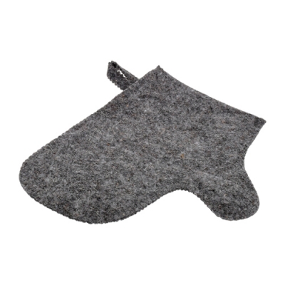 Рукавица для сауны серая "Hot Pot", войлок /20 41341 Рукавица для сауны серая "Hot Pot", войлок /20 41341