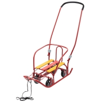 Санки детские Nika Ветерок 7 В7/АЛ2 алый